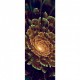 Schiebetür 1002-1 "Blume Abstrakt" mit soft-close Digitaldruck- Schiebetüren