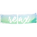 Glasbild " Relax "