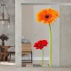 SlimLine45 Glasschiebetür 1009-3-F (Gerbera rot) SlimLine45