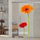 SlimLine45 Glasschiebetür 1009-3-F (Gerbera rot) SlimLine45