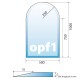 Ofenplatte mit Facette "OPF1"