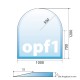 Ofenplatte mit Facette "OPF1"