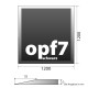 OPF-7 Schwarz Ofenplatten